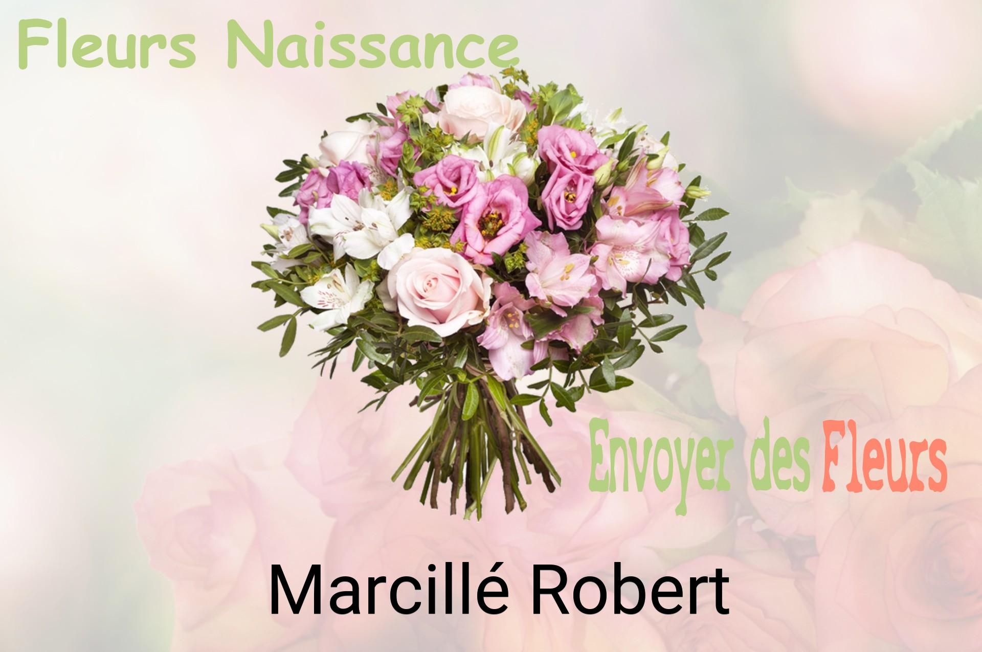 Bouquet de fleurs de naissance livré à Marcillé-Robert